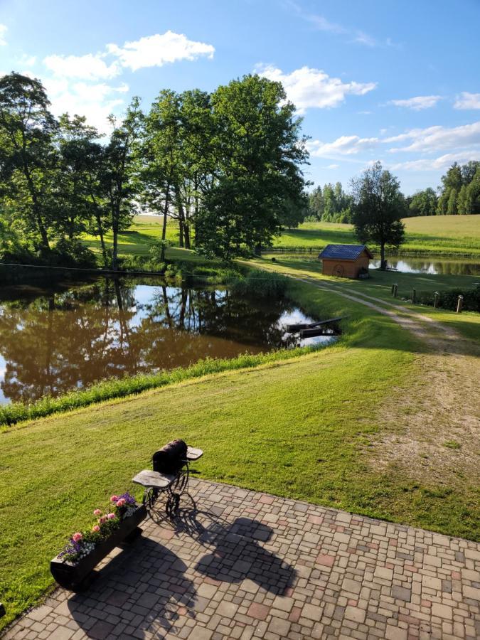 Brivdienu Maja Ar Pirti "Strautkalni" Ieriki Extérieur photo